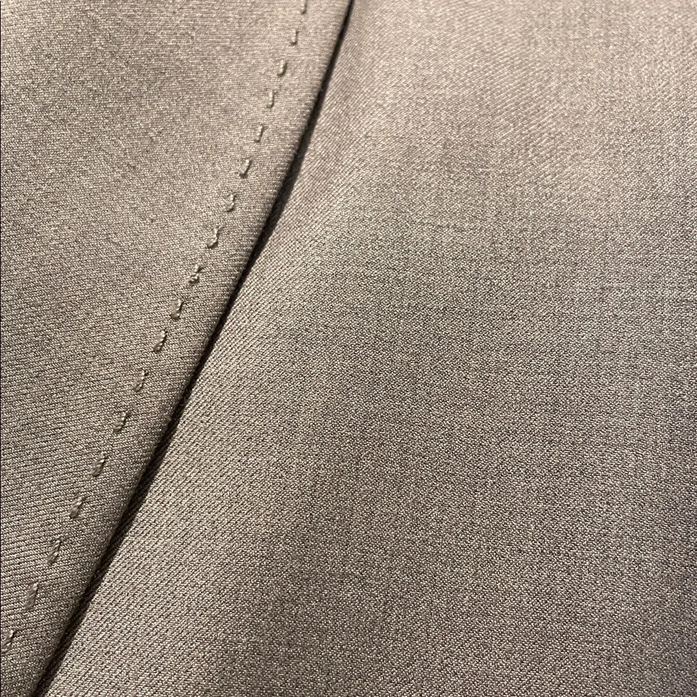 Kasper Jacket Blazer Women Size 6P Taupe Tailored Detailed Stitching - Picture 3 of 15